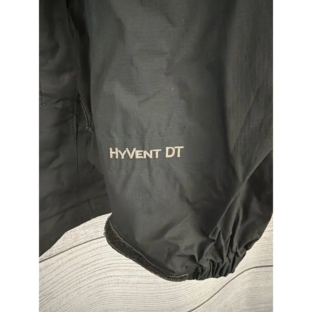 Mens The North Face HyVent DT Black Hooded Waterproof Jacket Size M